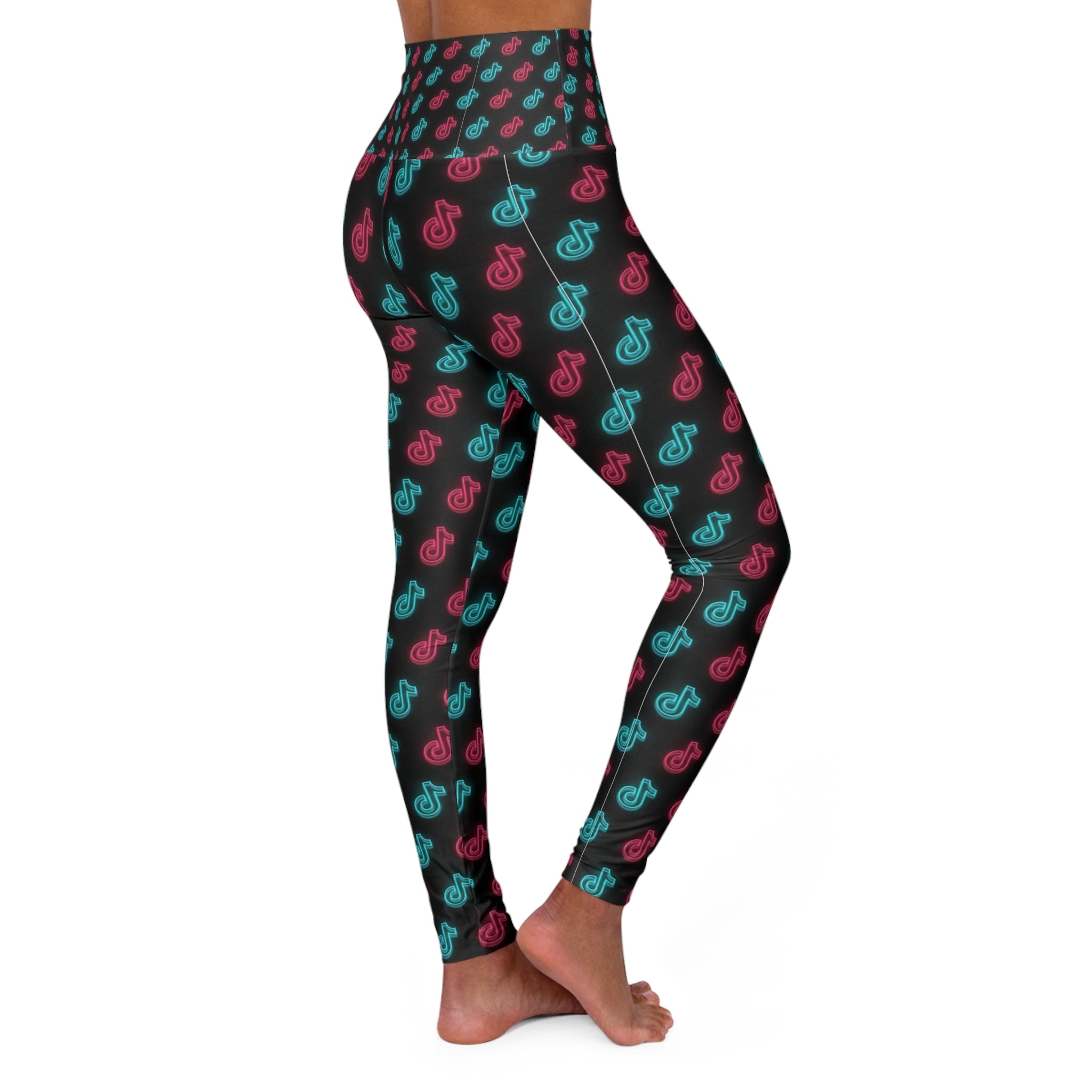 TikTok Energy High-Waisted Leggings | Bold Creator Movement Wear