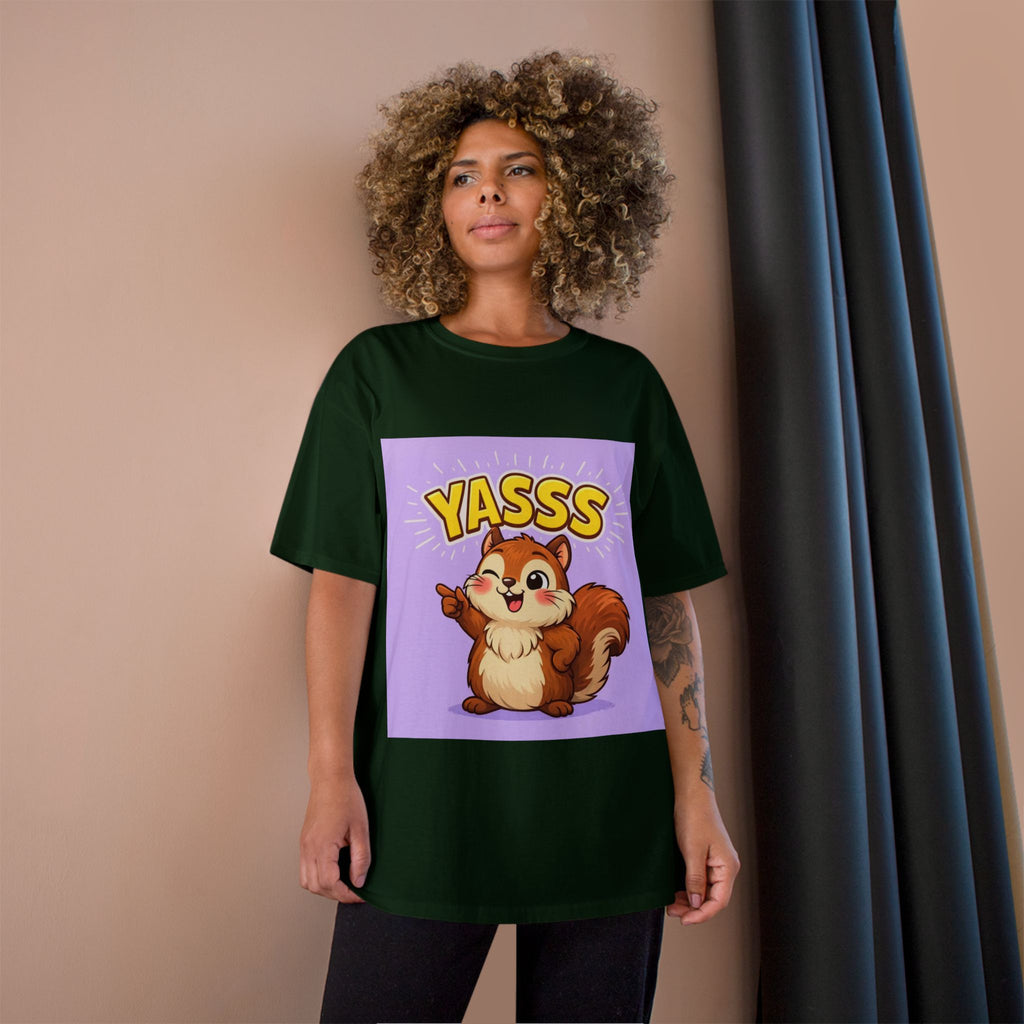 Yaaas Squirrel T-Shirt | Besties & Coffee Community Graphic Tee