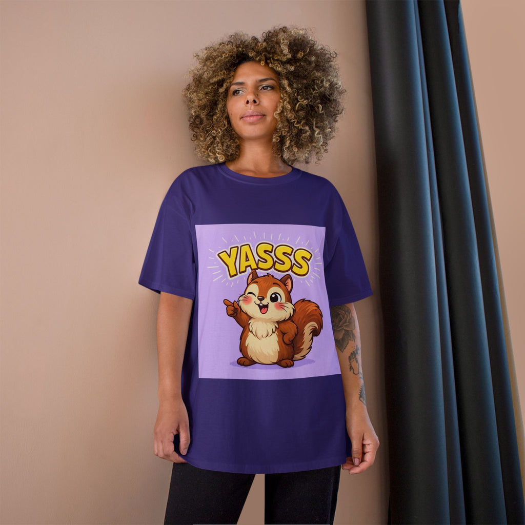 Yaaas Squirrel T-Shirt | Besties & Coffee Community Graphic Tee
