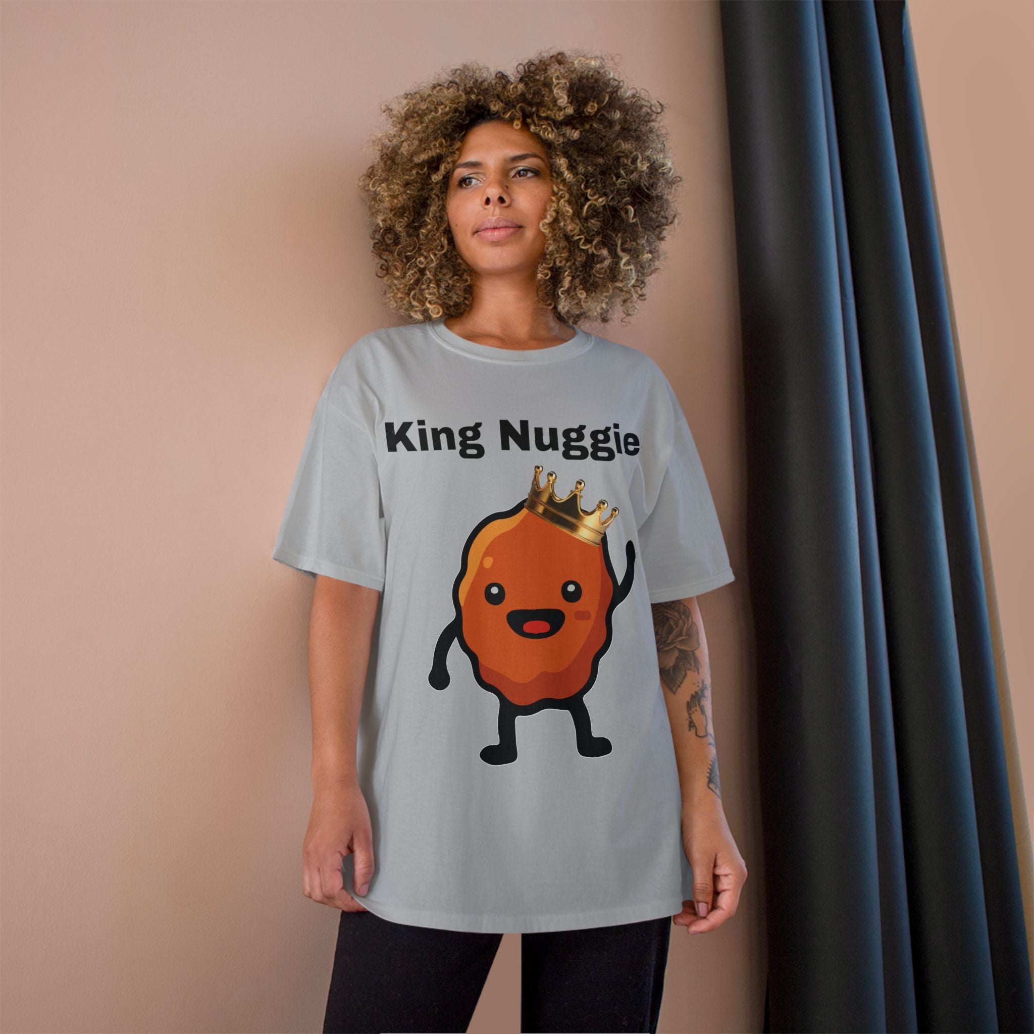 King Nuggie T-Shirt | Besties & Coffee Community Graphic Tee