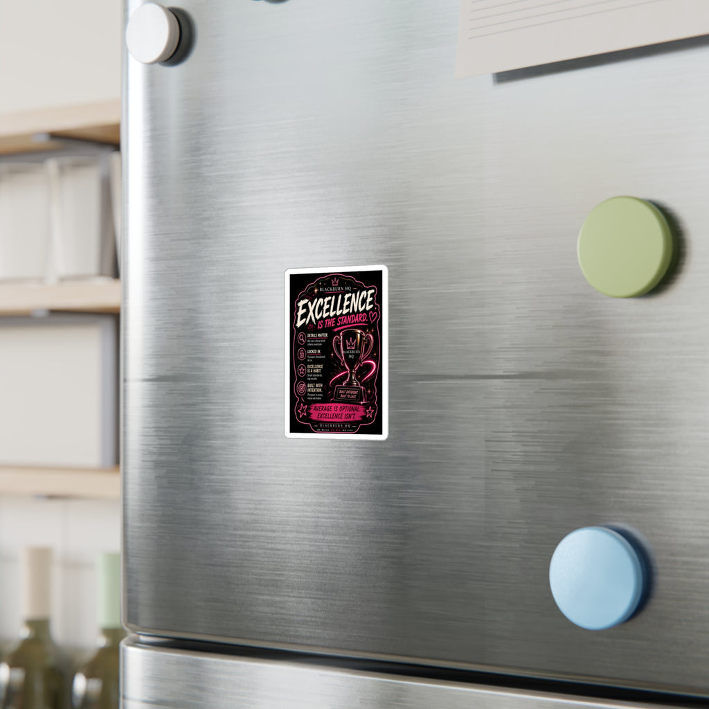 Excellence Is the Standard Sticker | Blackburn HQ Standards Collection