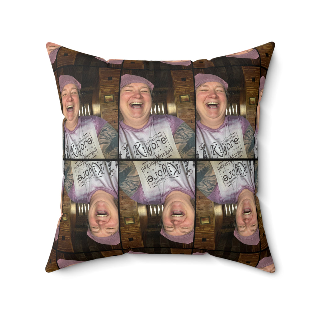 Jay Energy Throw Pillow | Double-Sided Decorative Accent Pillow for Home, Office & Creator Backdrops
