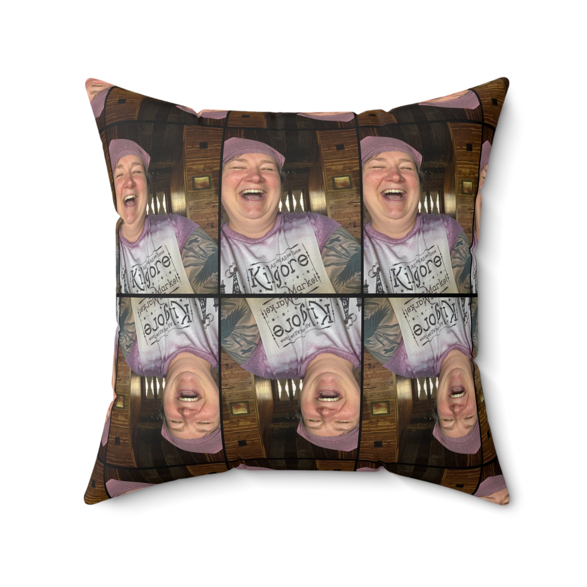 Jay Energy Throw Pillow | Double-Sided Decorative Accent Pillow for Home, Office & Creator Backdrops