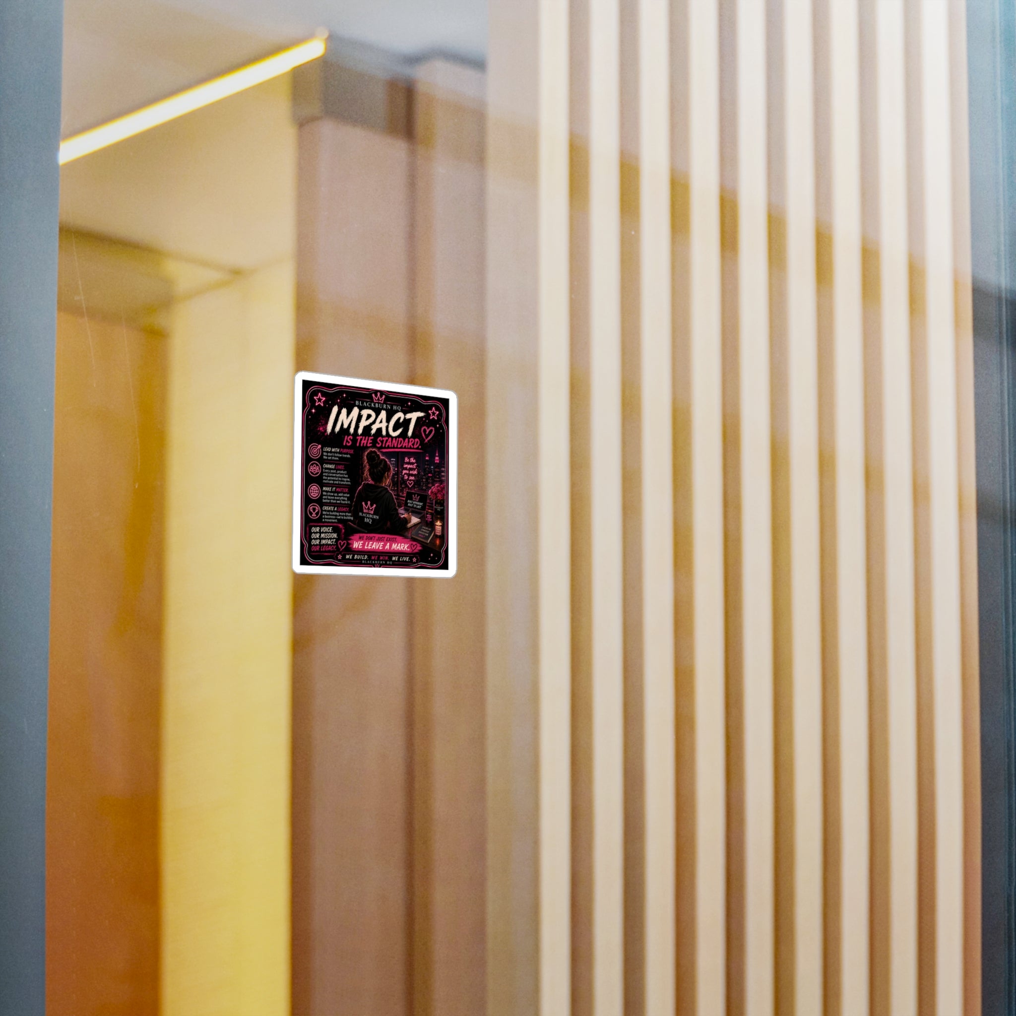 Impact Is the Standard Sticker | Blackburn HQ Standards Collection