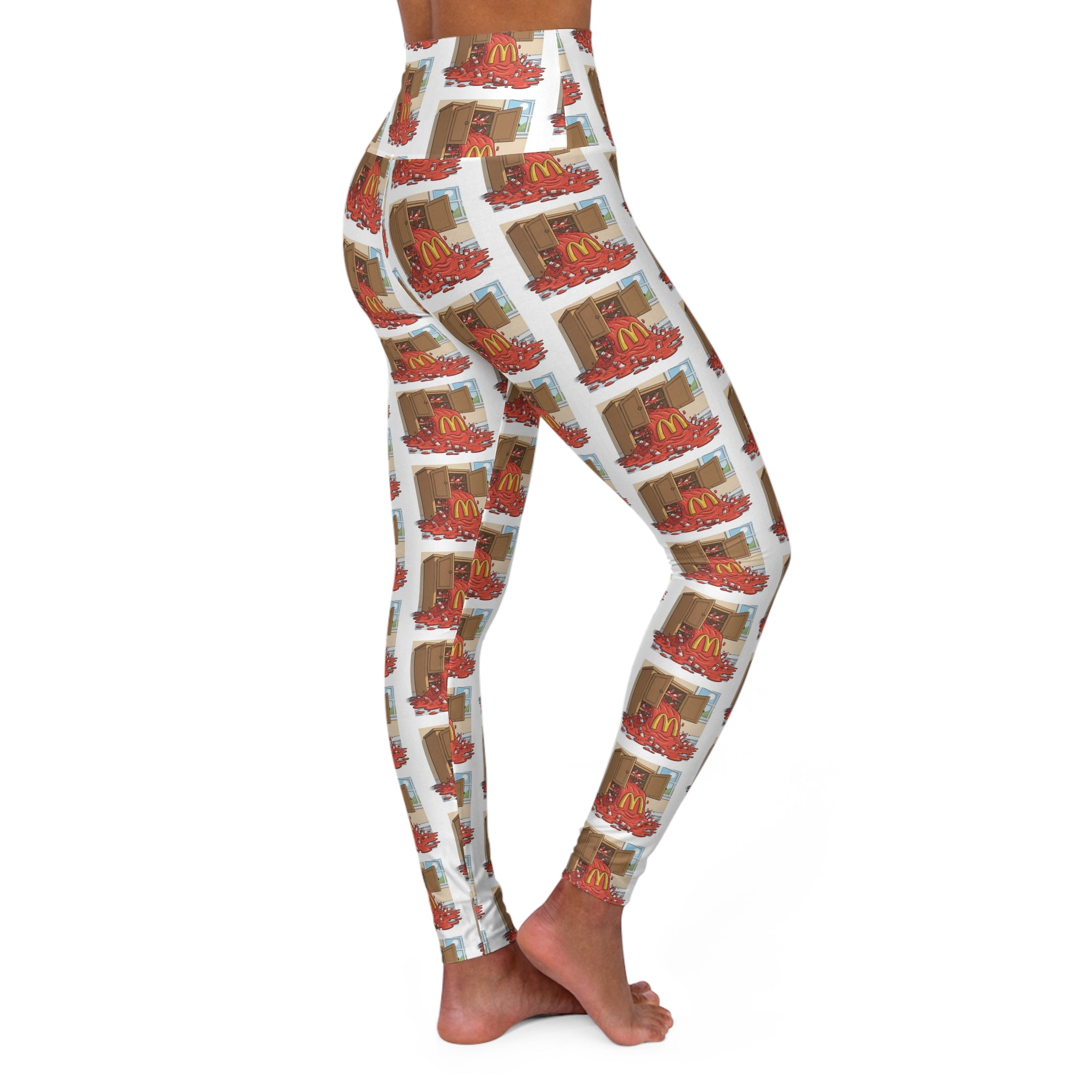 4 Gallons of Ketchup High-Waisted Leggings | Statement Creator Activewear