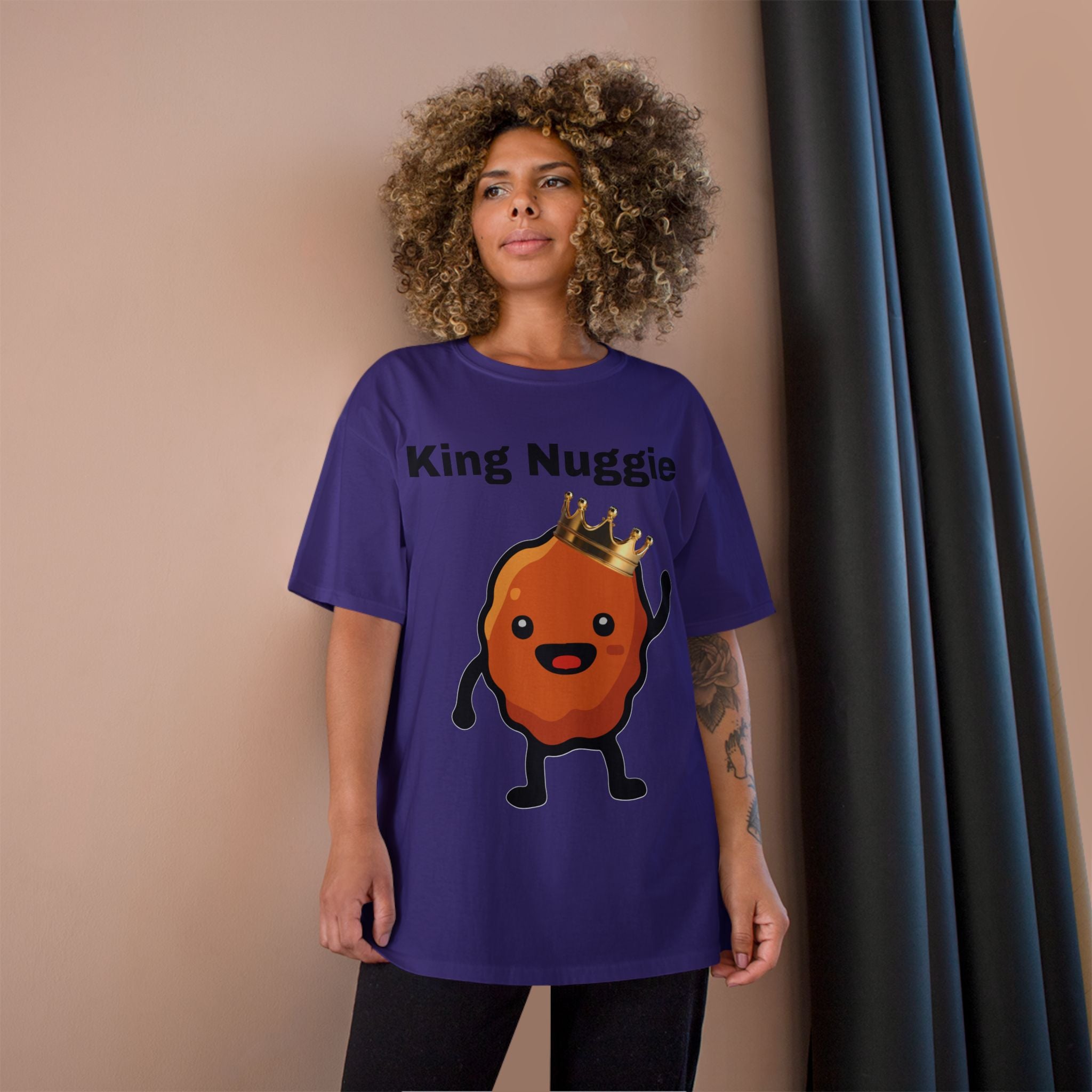 King Nuggie T-Shirt | Besties & Coffee Community Graphic Tee