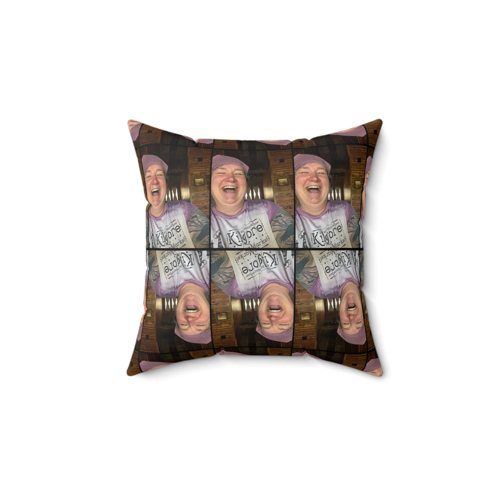 Jay Energy Throw Pillow | Double-Sided Decorative Accent Pillow for Home, Office & Creator Backdrops