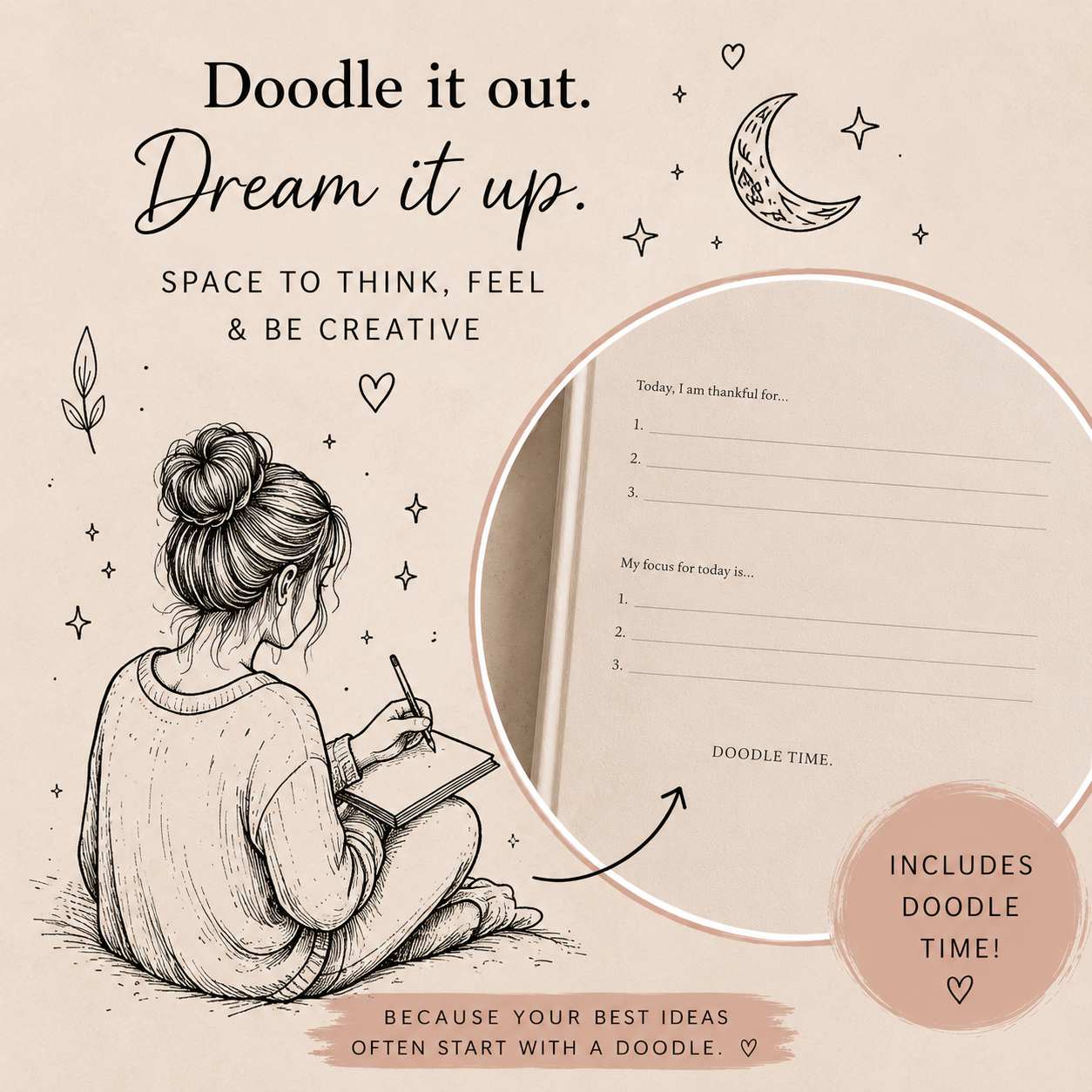 "I Believe in Me" Journal by Raelynn Creations