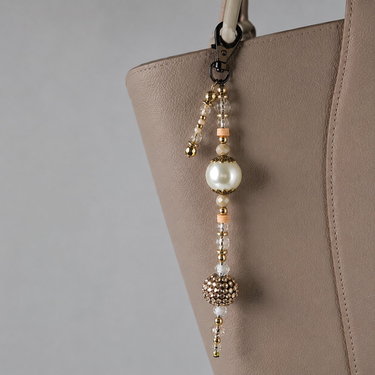 "She's a Pearl" Purse Charm by Raelynn Creations