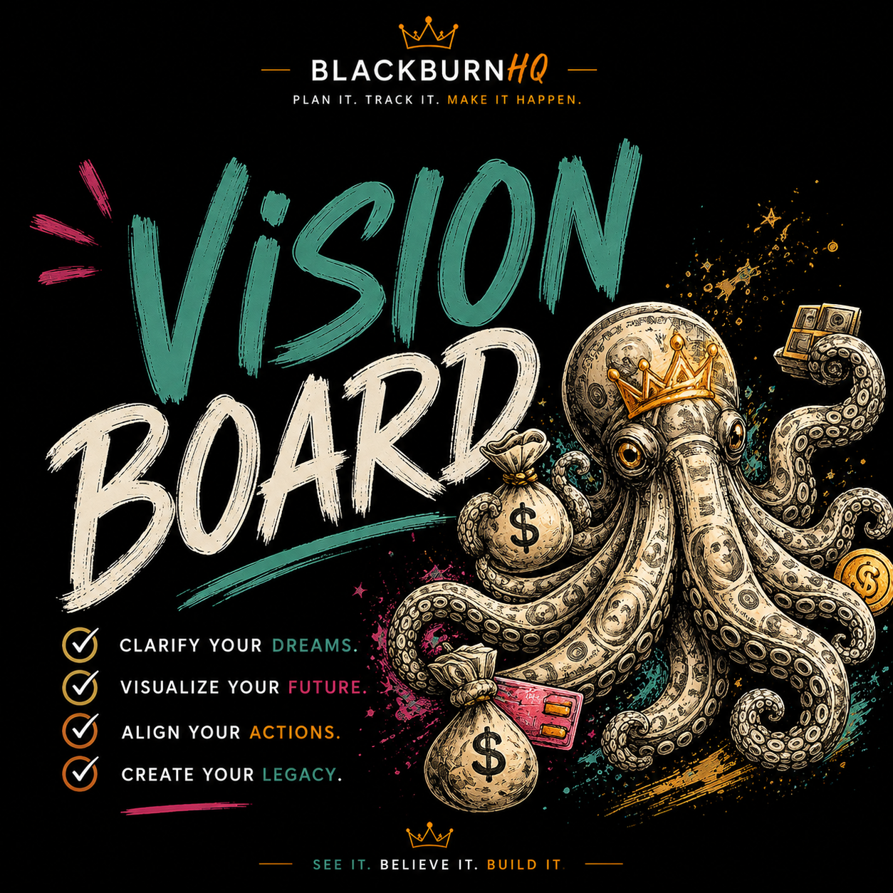 Vision Board Poster