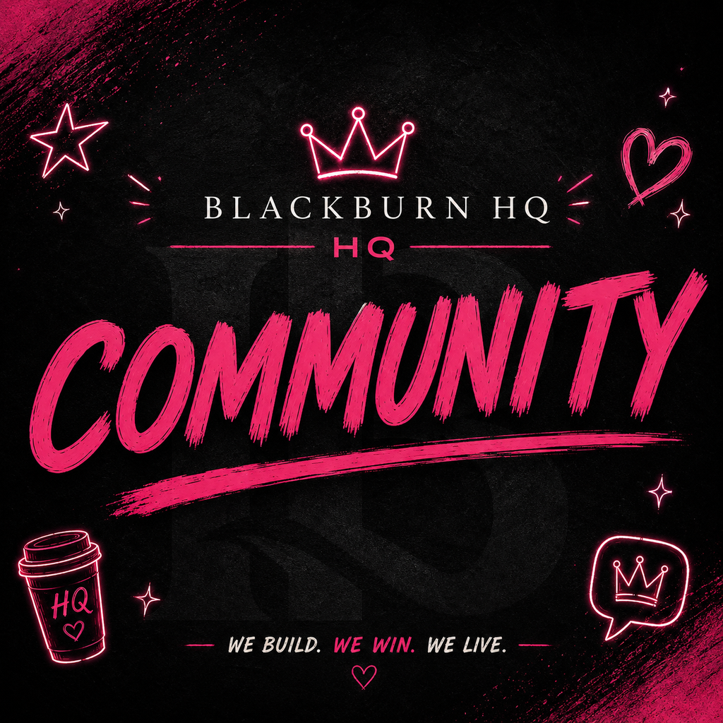 Community Is the Foundation Sticker | Blackburn HQ Standards