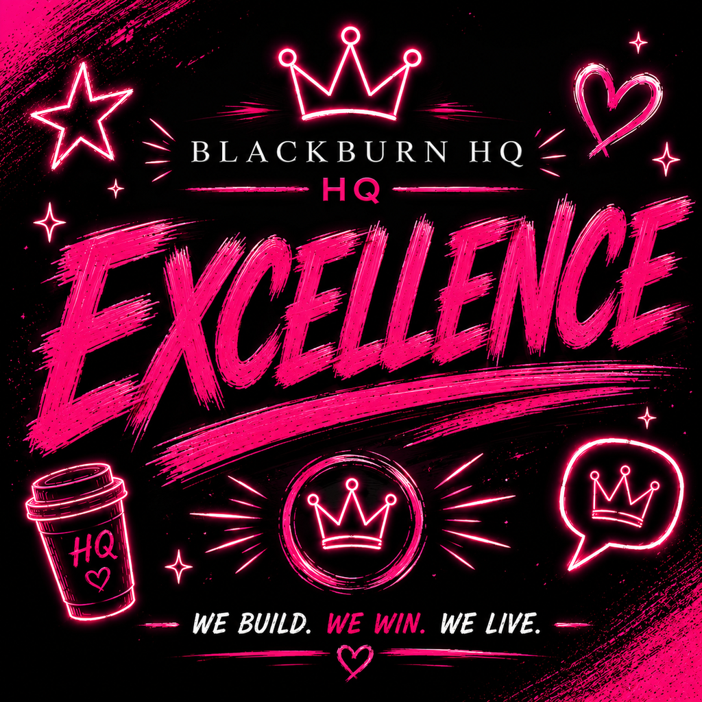 Excellence Is the Standard Sticker | Blackburn HQ Standards Collection