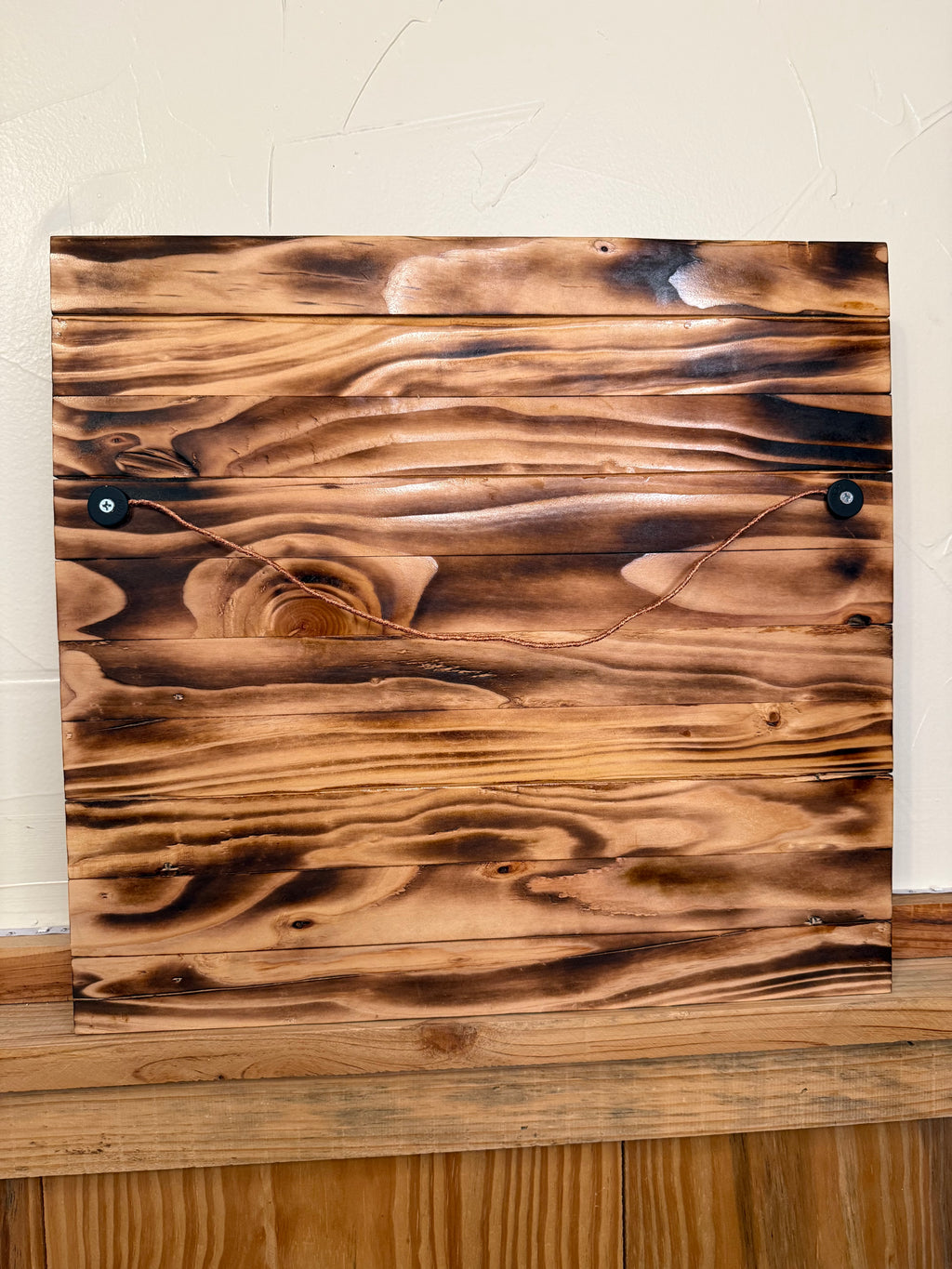 RubyONE No. 01 – “Thankful, Grateful & Blessed” | 16x15 Original Sculpted Wood Artwork