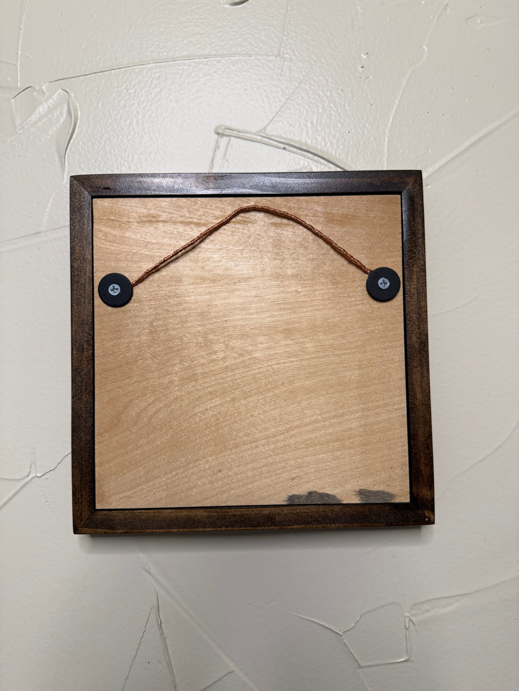 RubyONE No. 06 – “Wild and Free” | 8x8 Framed Original Wood Artwork