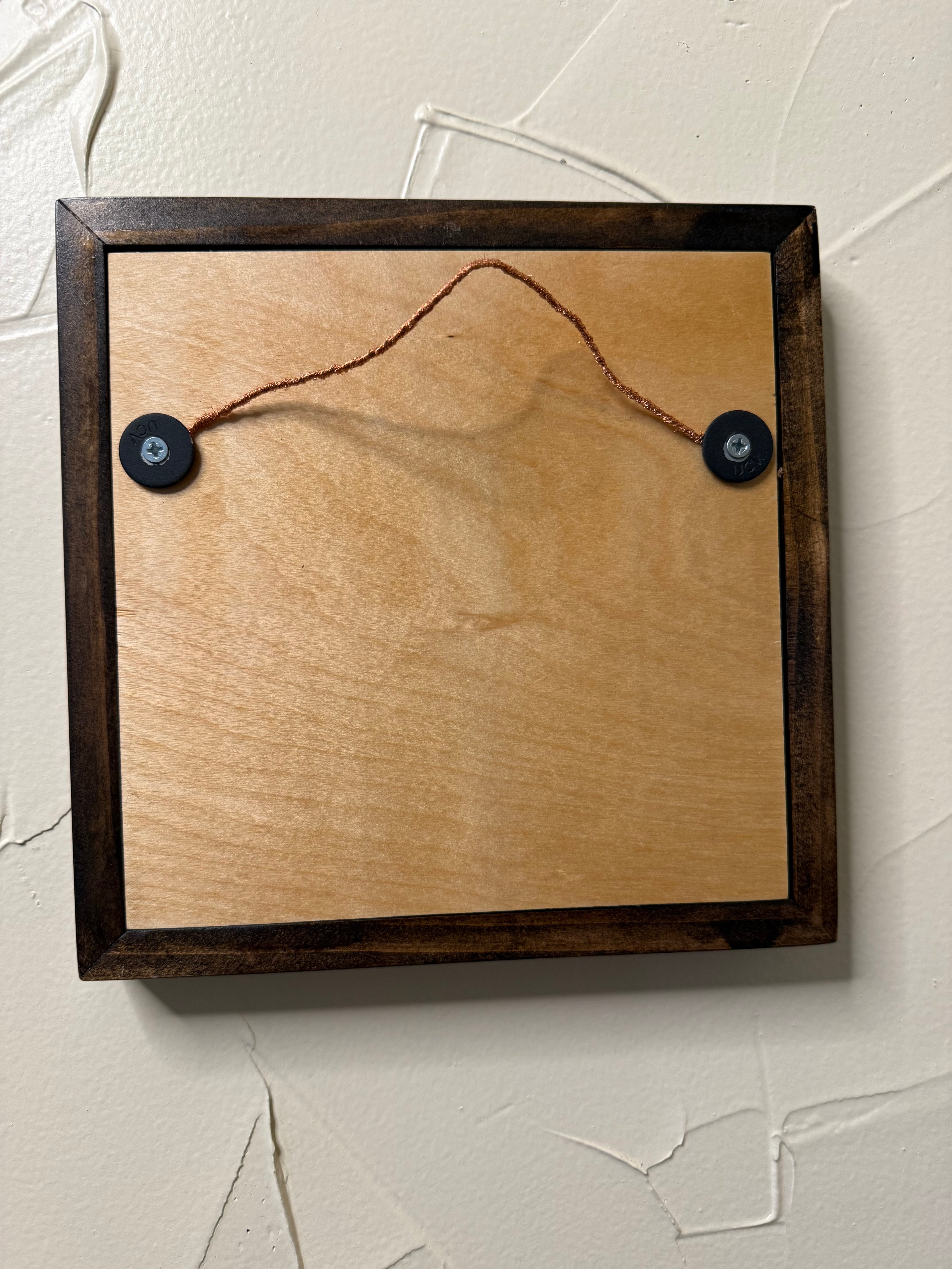 RubyONE No. 08 – “Enjoy the Ride” | 8x8 Framed Original Wood Artwork