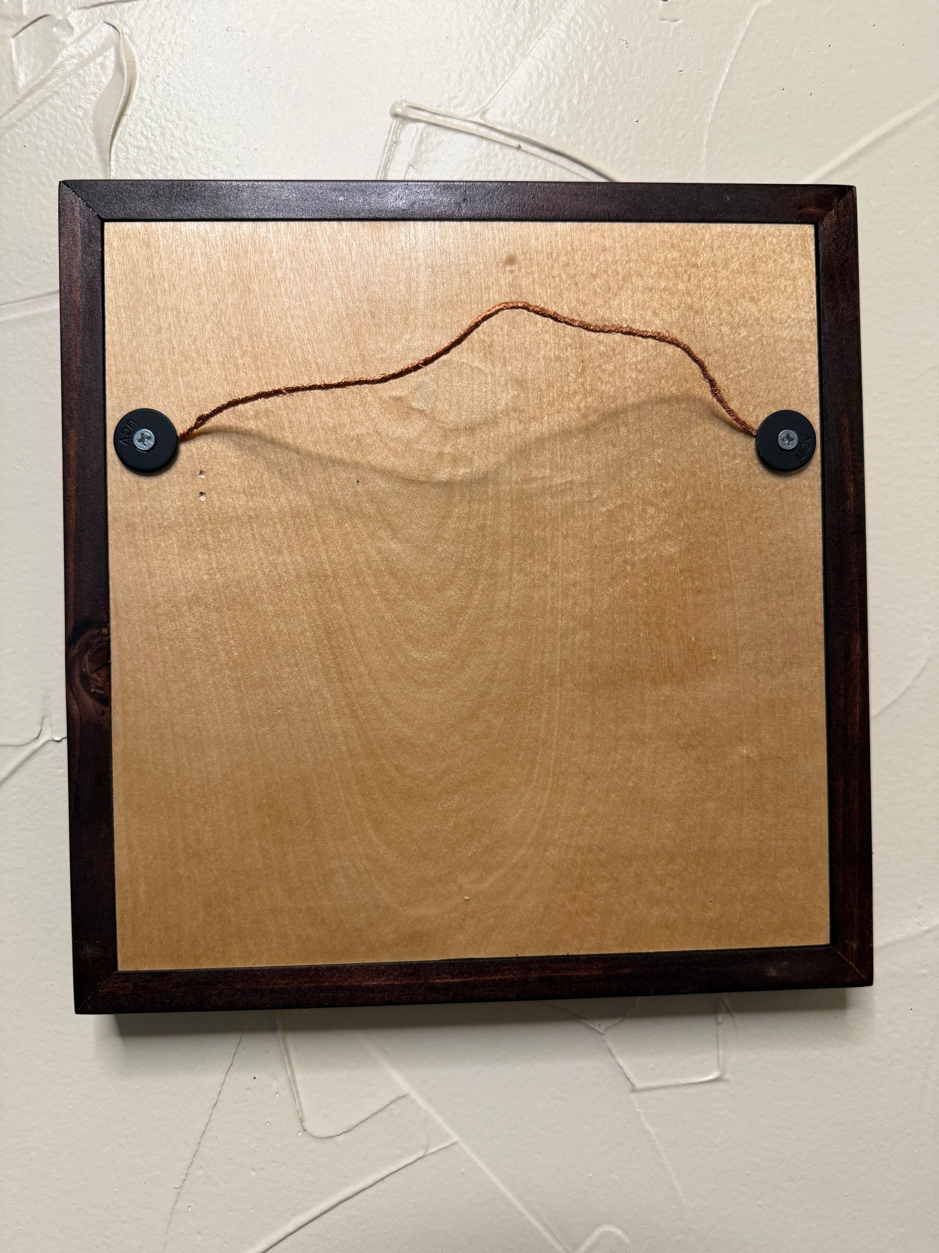 RubyONE No. 05 – “Field of Roses” | 9.75x10 Framed Original Wood Artwork