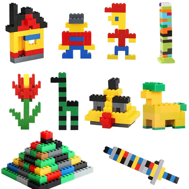 DIY Creative Building Blocks – Big City Set, 300–500pcs, Educational & Fun for Kids