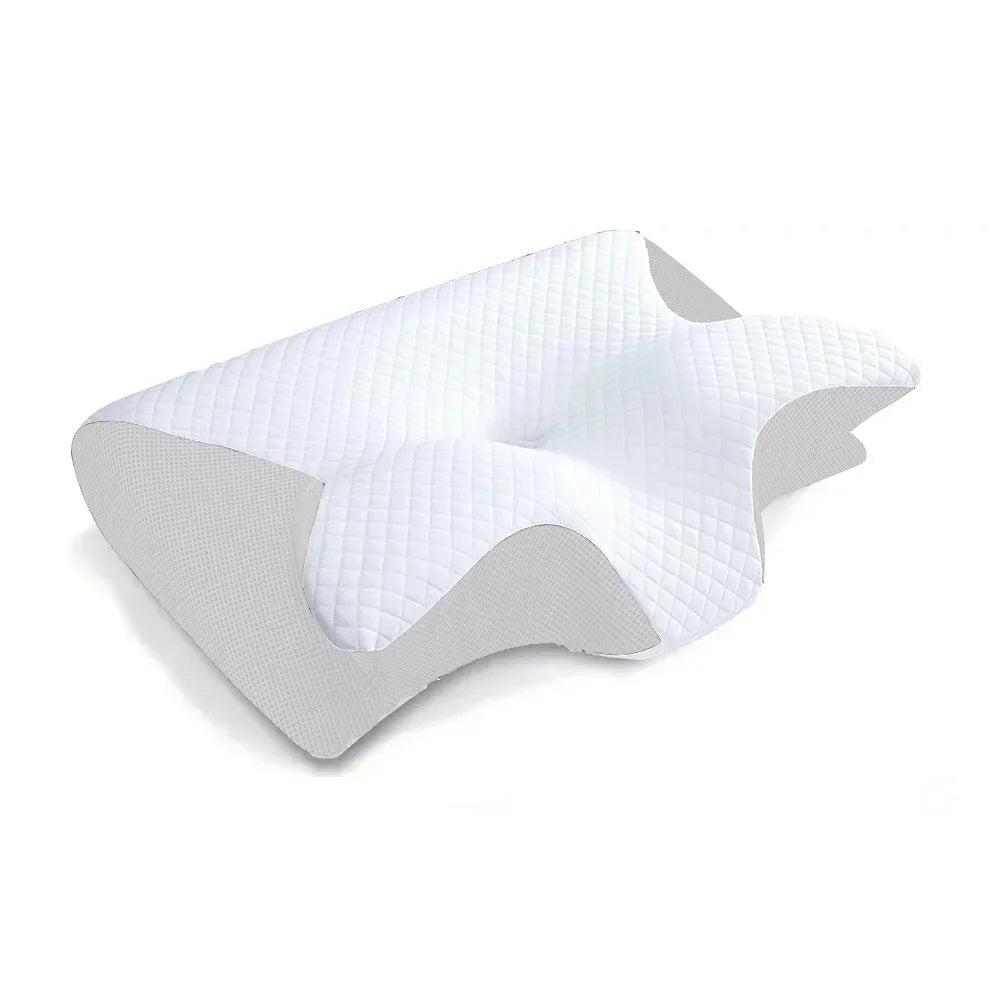 Butterfly Memory Foam Pillow for Neck Support | Contoured Cervical Pillow for Better Sleep & Neck Pain Relief