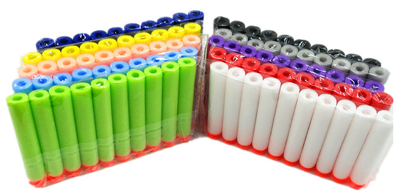 Nerf-Compatible Foam Dart Refills (50/100 Pack) | Soft, Safe Replacement Bullets for N-Strike Blasters