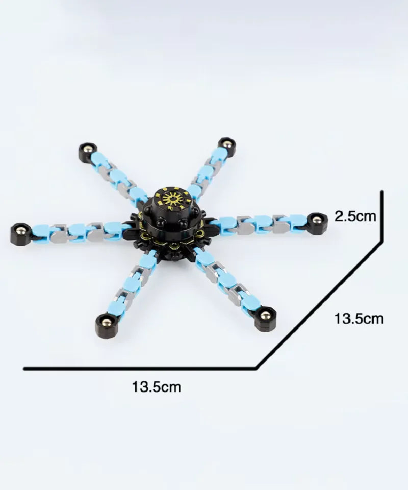 Finger Gyro Decompression Toy – Transformable Fidget Spinner for Stress Relief, Fun for Kids & Adults