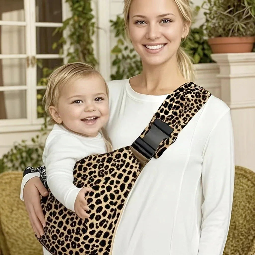 Portable Baby Carrier Sling – Adjustable Cotton Wrap for Infants & Toddlers (Up to 20kg)
