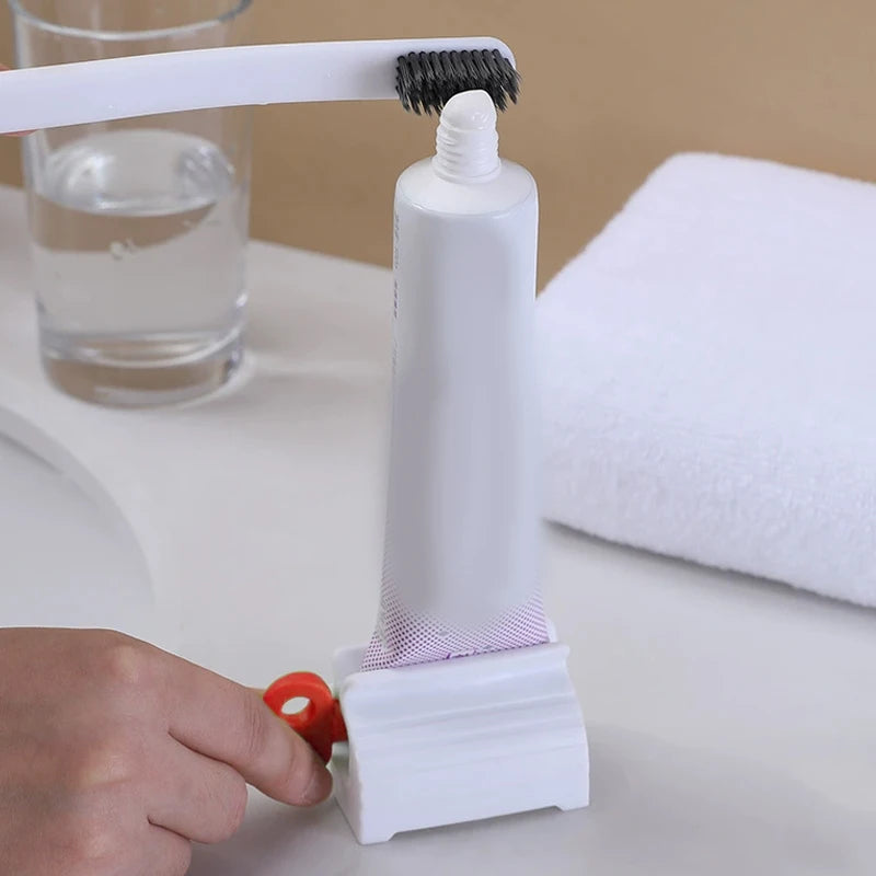 Easy Toothpaste Squeezer & Tube Roller | No-Waste Dispenser for Toothpaste, Skincare & Creams | Simple Bathroom Hack