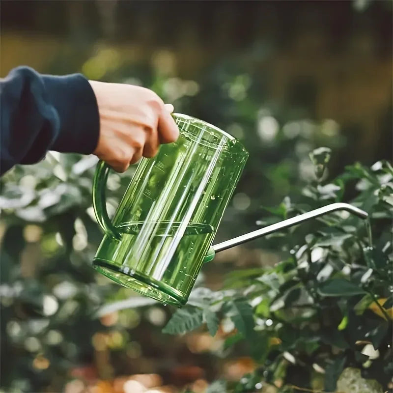 1L Long-Spout Watering Can with Mini Gardening Shovel – Indoor & Outdoor Plant Irrigation Set