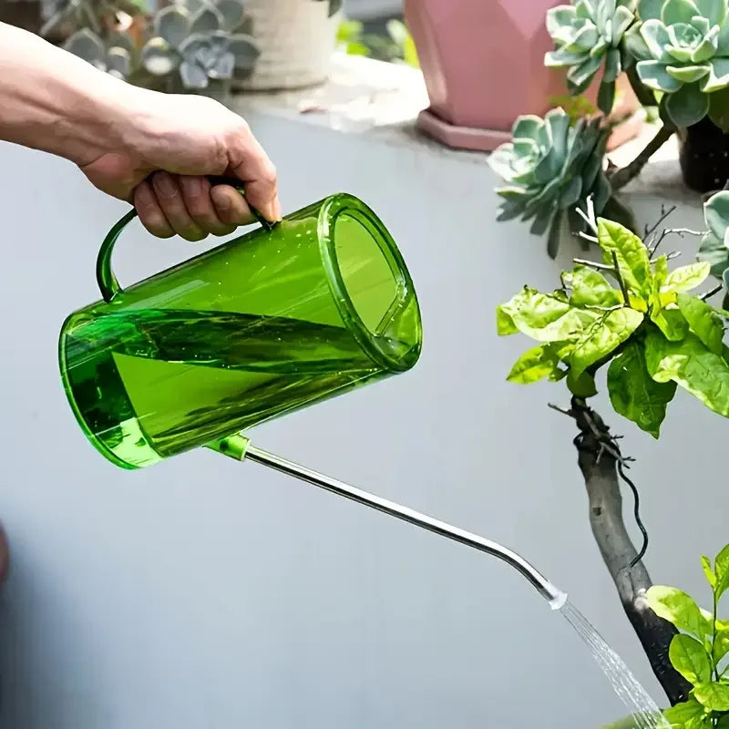 1L Long-Spout Watering Can with Mini Gardening Shovel – Indoor & Outdoor Plant Irrigation Set