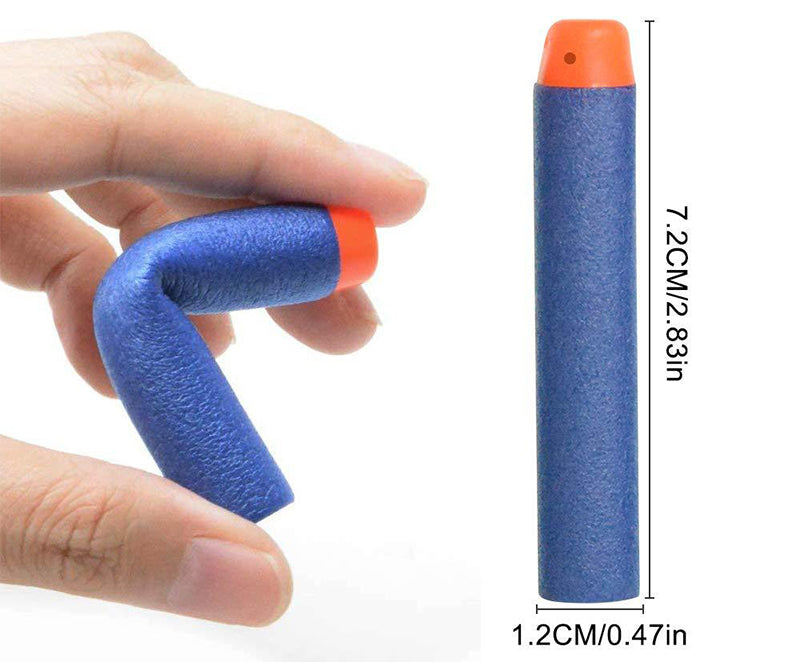 Nerf-Compatible Foam Dart Refills (50/100 Pack) | Soft, Safe Replacement Bullets for N-Strike Blasters