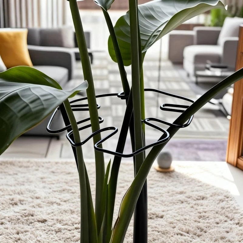 Metal Plant Support Stake – Monstera & Climbing Plant Stabilizer for Upright Growth (Decorative Indoor Plant Support)