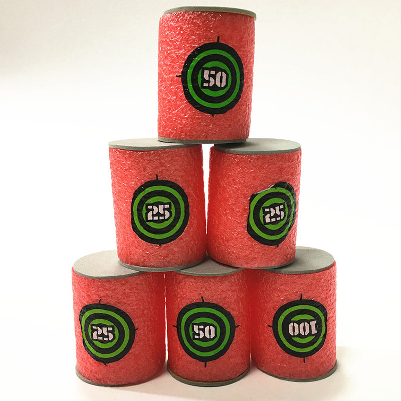 Nerf-Compatible Foam Dart Refills (50/100 Pack) | Soft, Safe Replacement Bullets for N-Strike Blasters
