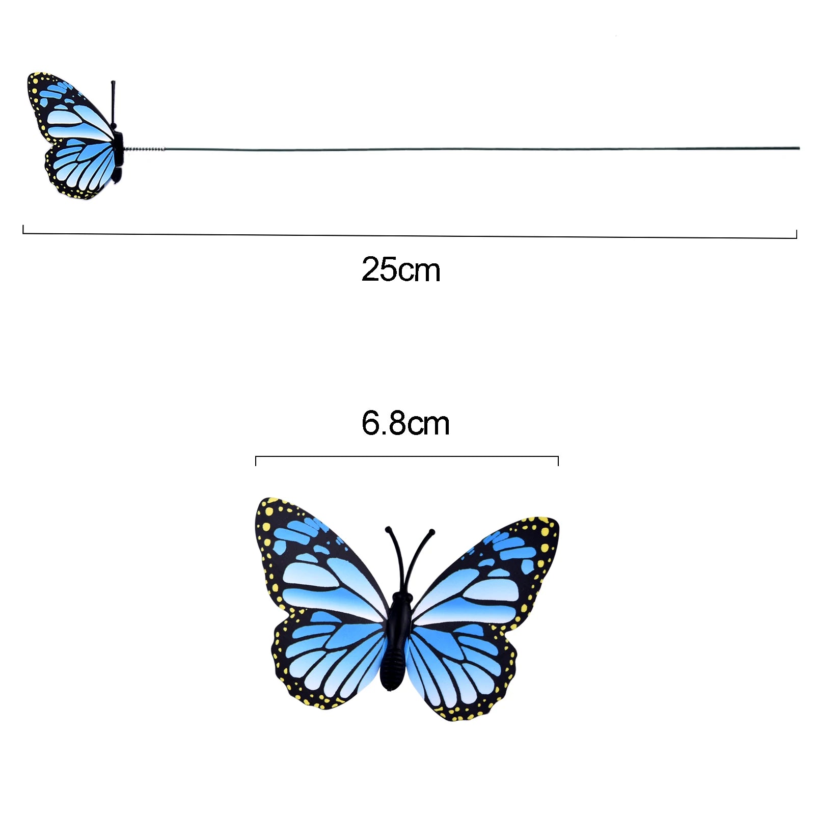 Butterfly Garden Stakes (24PCS Set) – Colorful 3D Butterfly Decor for Plants, Pots, Yard & Outdoor Spaces