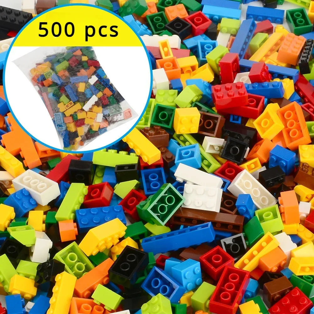 DIY Creative Building Blocks – Big City Set, 300–500pcs, Educational & Fun for Kids