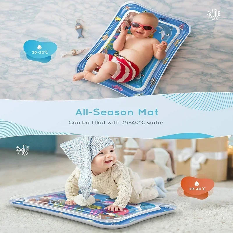 Baby Inflatable Water Play Mat – Tummy Time Cushion for Sensory Development & Early Learning