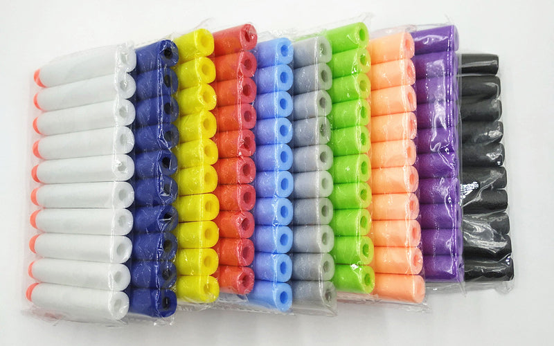 Nerf-Compatible Foam Dart Refills (50/100 Pack) | Soft, Safe Replacement Bullets for N-Strike Blasters