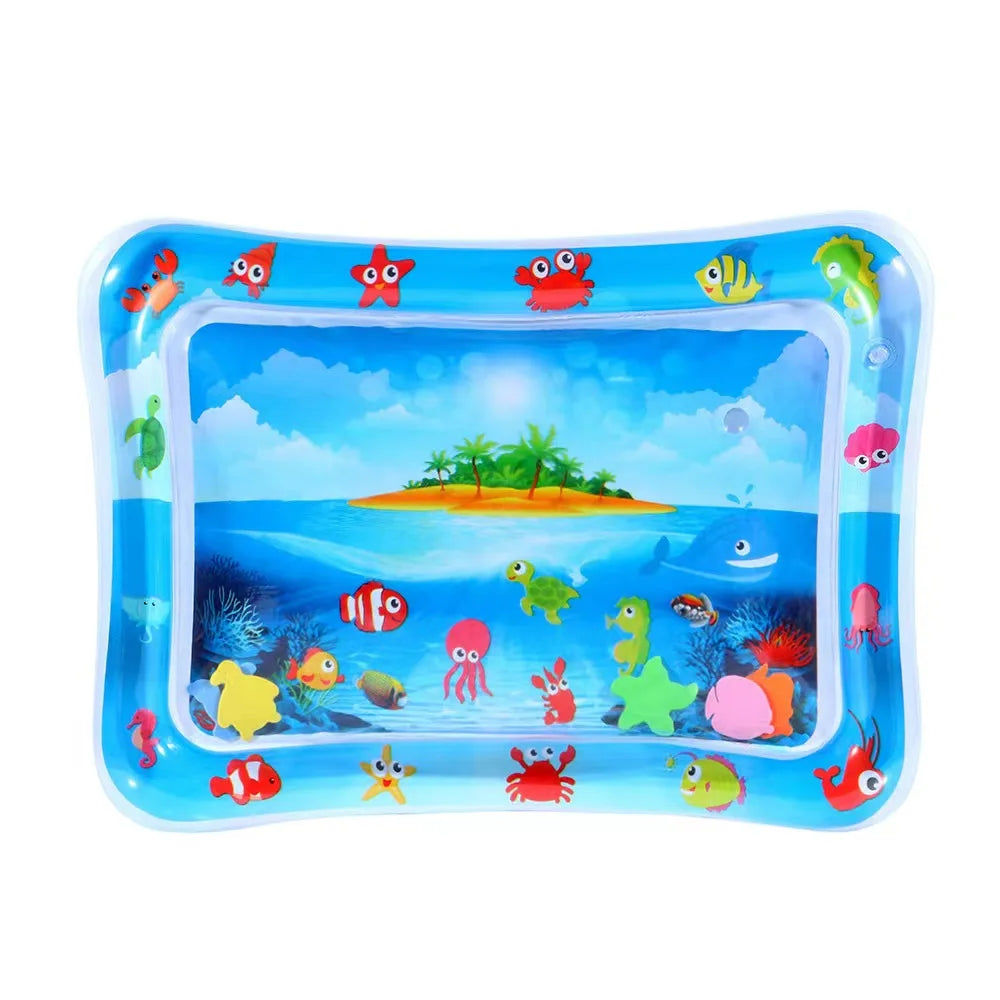Baby Inflatable Water Play Mat – Tummy Time Cushion for Sensory Development & Early Learning