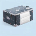 HOMEFISH Large Capacity Foldable Clothes Storage Bag – Reinforced Handle & Sturdy Zipper for Blankets and Bedding