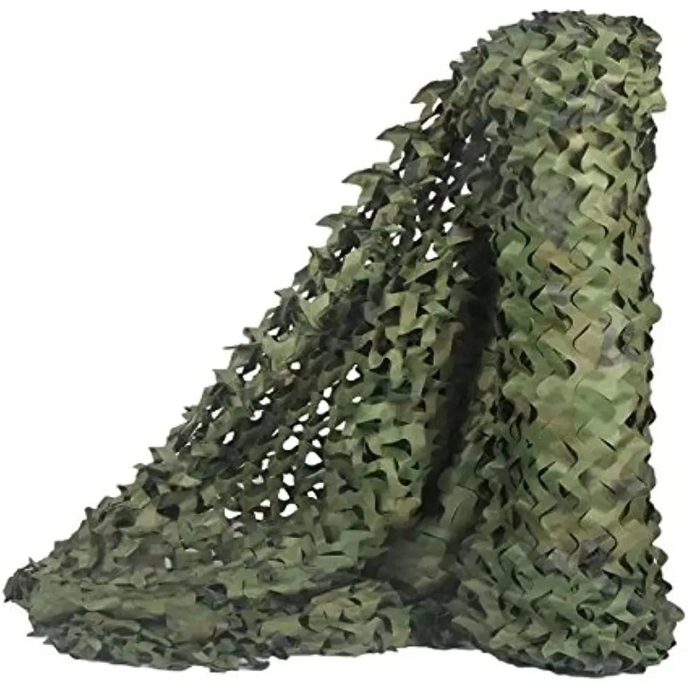 Camouflage Shade Netting (Bulk Roll) – Outdoor Privacy Cover for Patio, Garden, Camping, Hunting & Decor