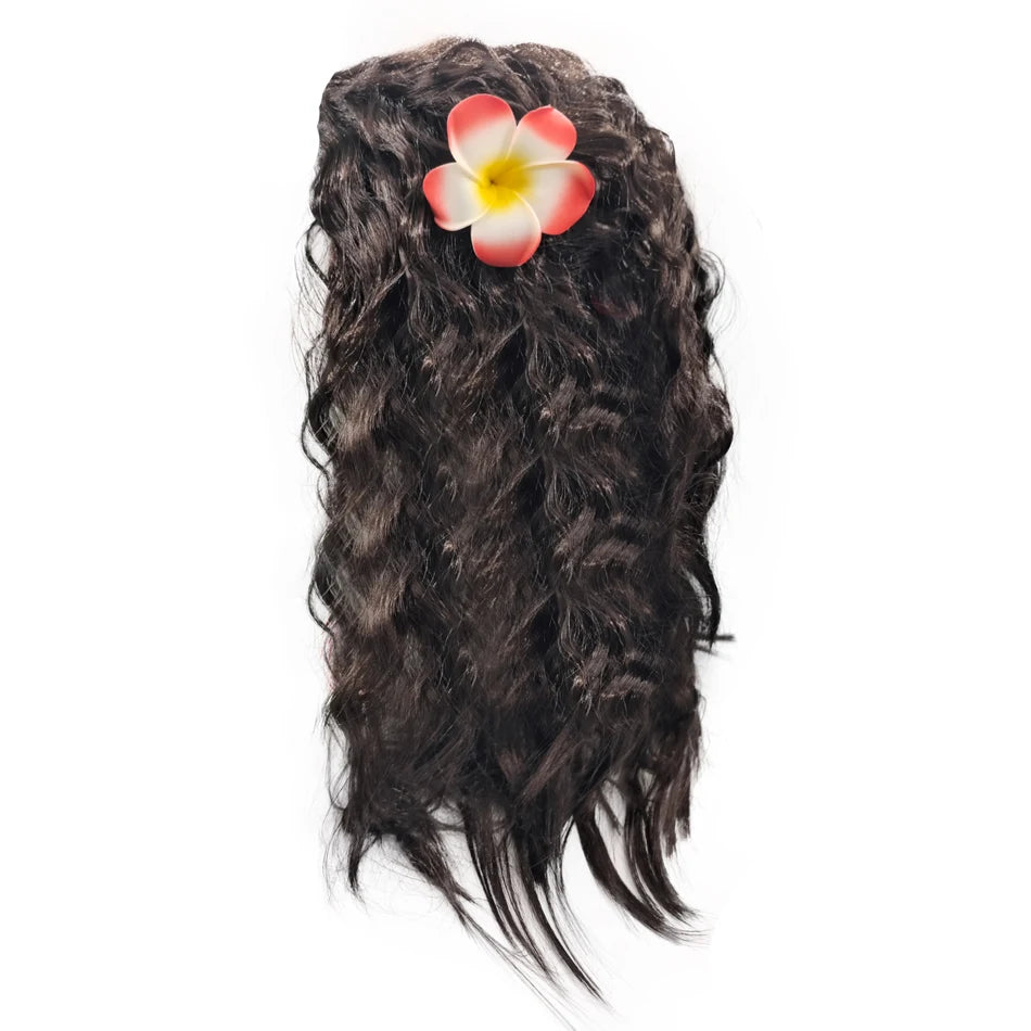 Ocean Adventure Moana Costume for Girls – Two-Piece Polynesian Style Dress Up for Halloween & Role Play