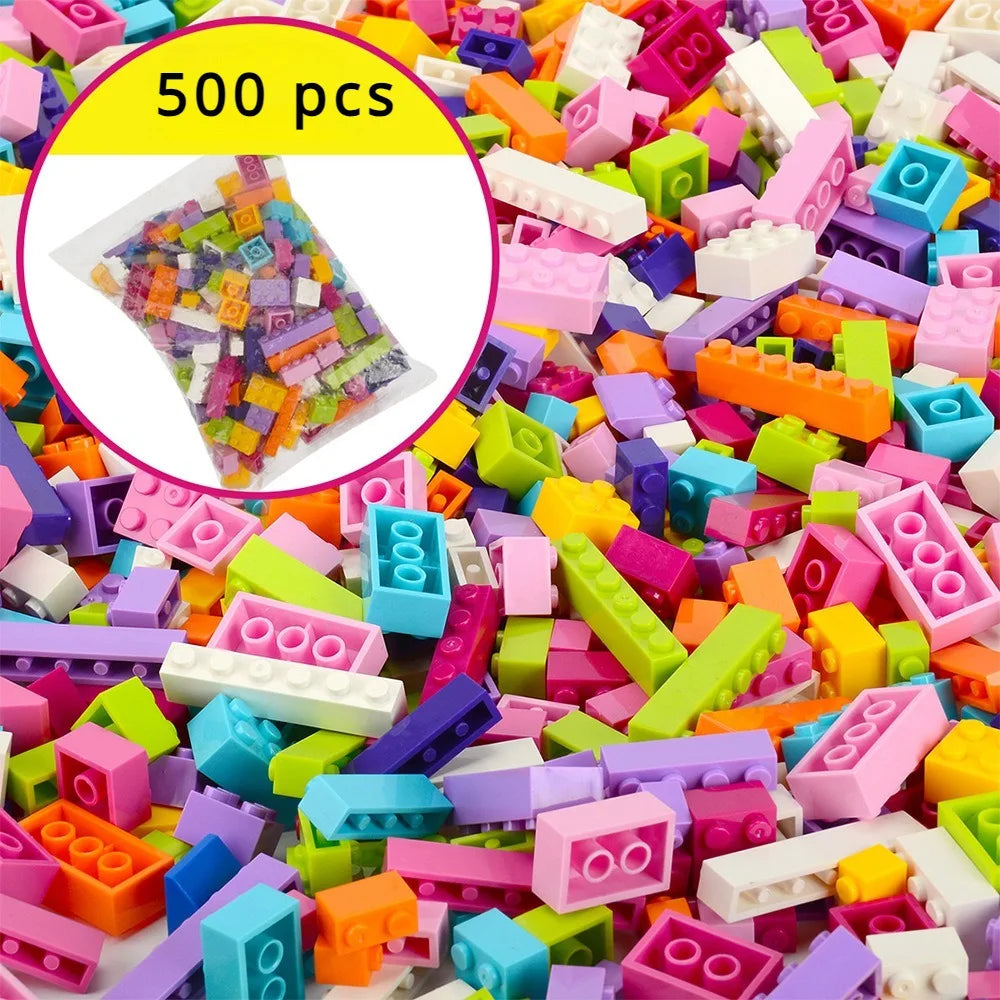 DIY Creative Building Blocks – Big City Set, 300–500pcs, Educational & Fun for Kids
