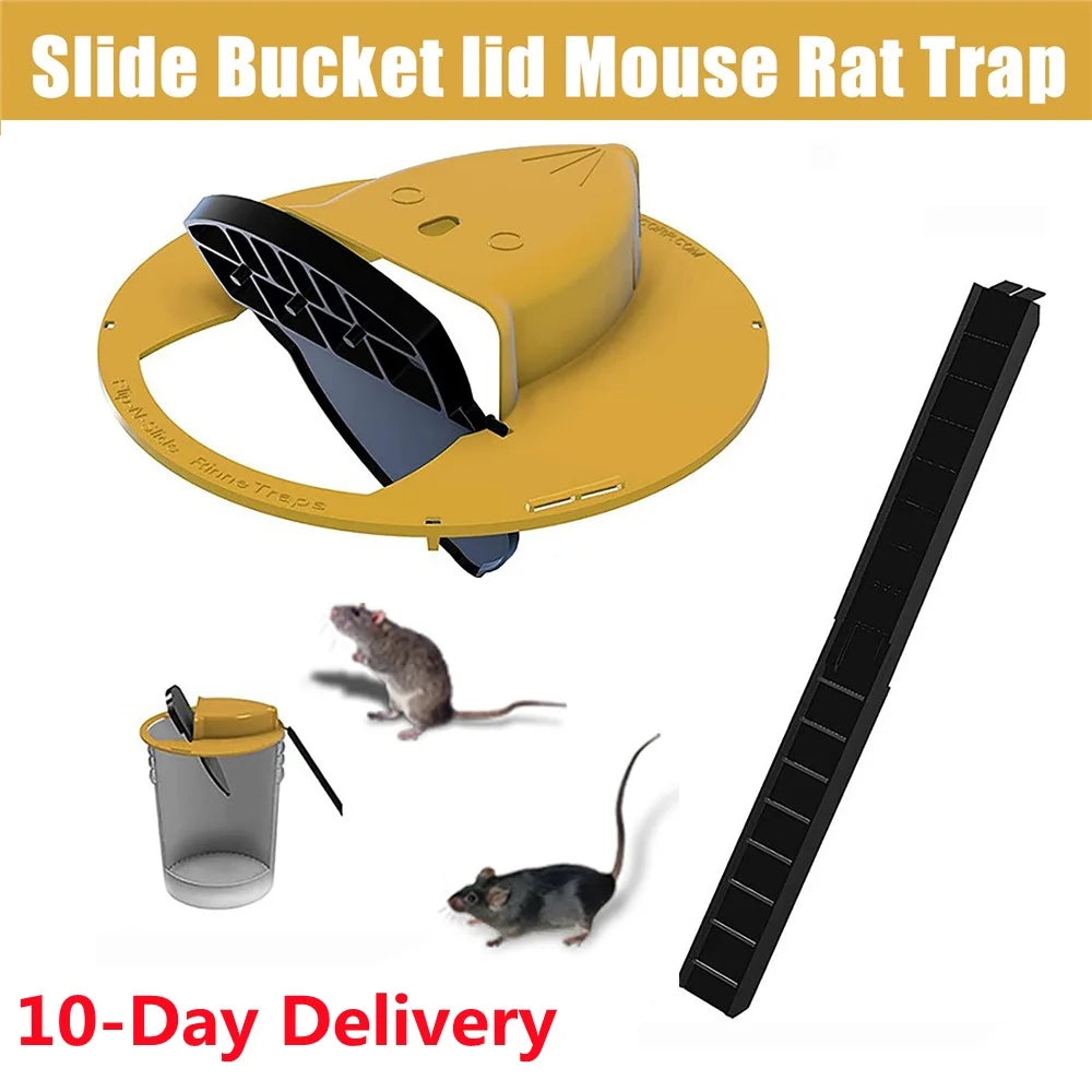Intelligent Mouse Trap – Flipping Bucket Trap with Automatic Reset for Rats & Mice (Safe & Hygienic)