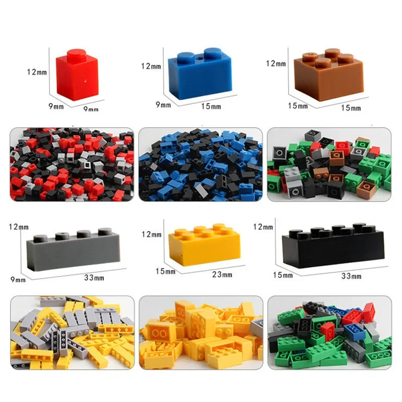 DIY Creative Building Blocks – Big City Set, 300–500pcs, Educational & Fun for Kids