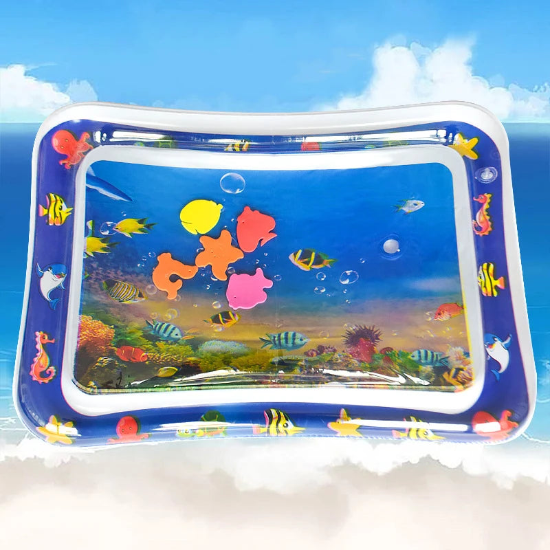 Baby Inflatable Water Play Mat – Tummy Time Cushion for Sensory Development & Early Learning