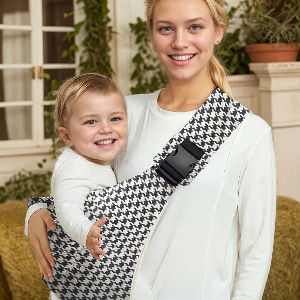 Portable Baby Carrier Sling – Adjustable Cotton Wrap for Infants & Toddlers (Up to 20kg)