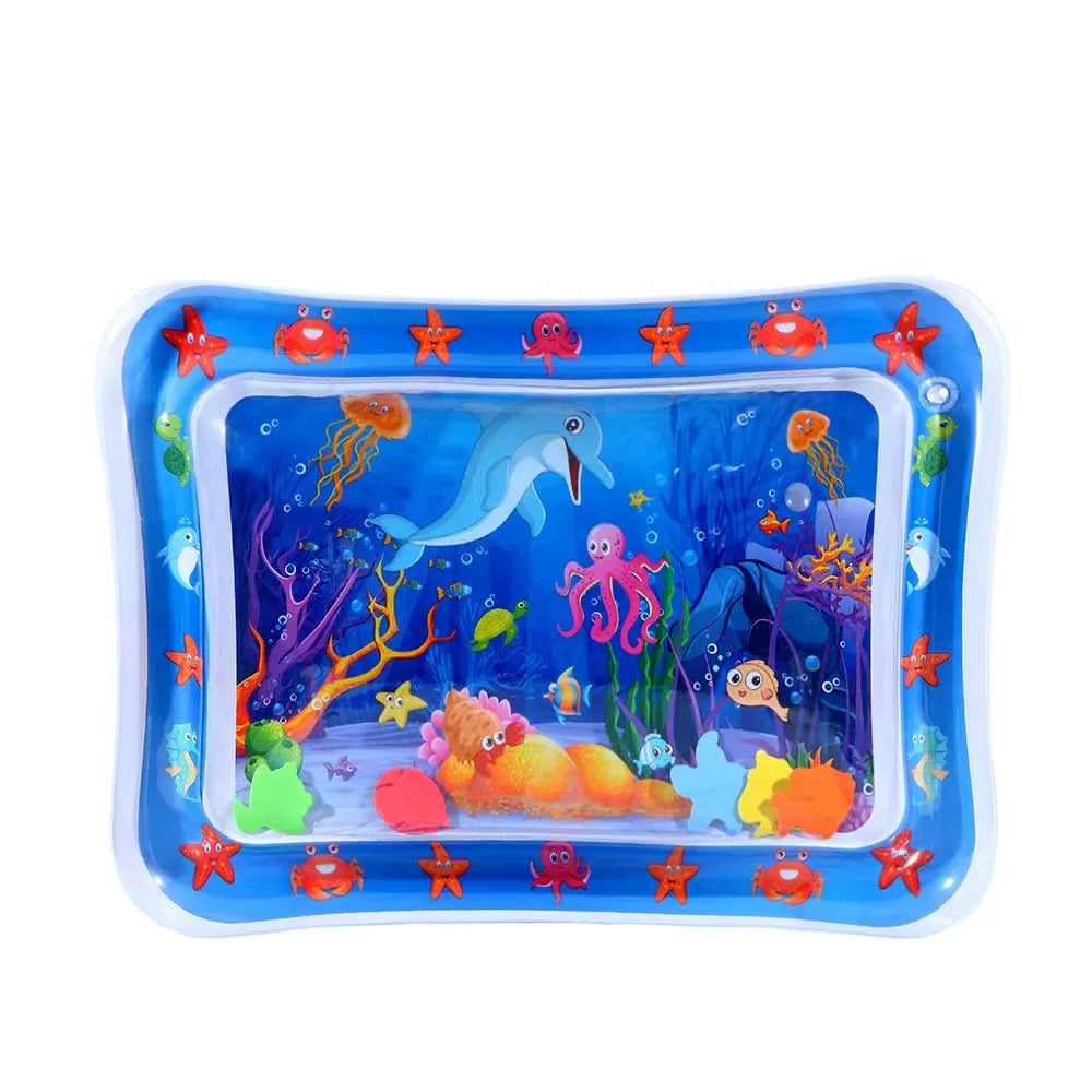 Baby Inflatable Water Play Mat – Tummy Time Cushion for Sensory Development & Early Learning