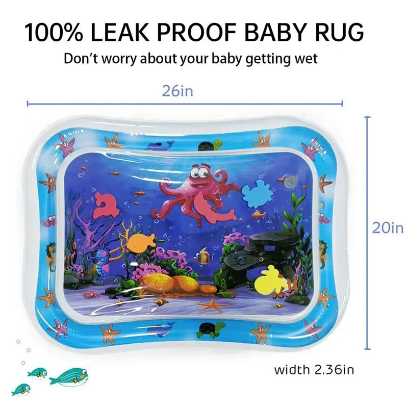 Baby Inflatable Water Play Mat – Tummy Time Cushion for Sensory Development & Early Learning