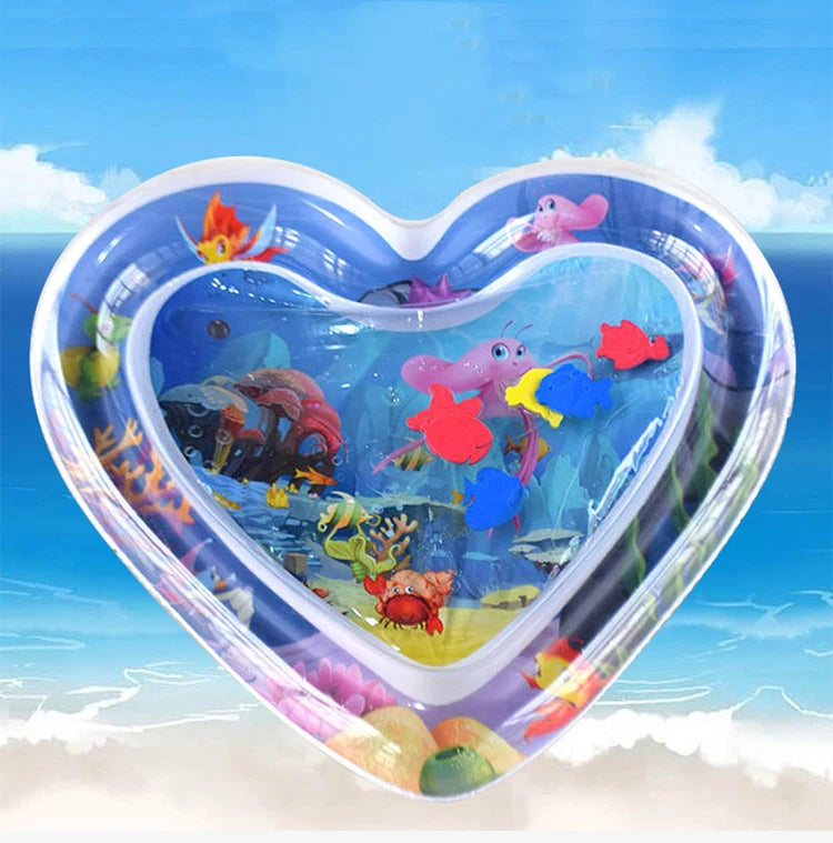 Baby Inflatable Water Play Mat – Tummy Time Cushion for Sensory Development & Early Learning
