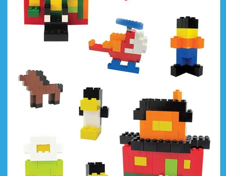 DIY Creative Building Blocks – Big City Set, 300–500pcs, Educational & Fun for Kids