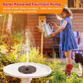 Mini Solar Water Fountain – Outdoor Pond, Pool & Bird Bath Fountain with Waterfall Effect