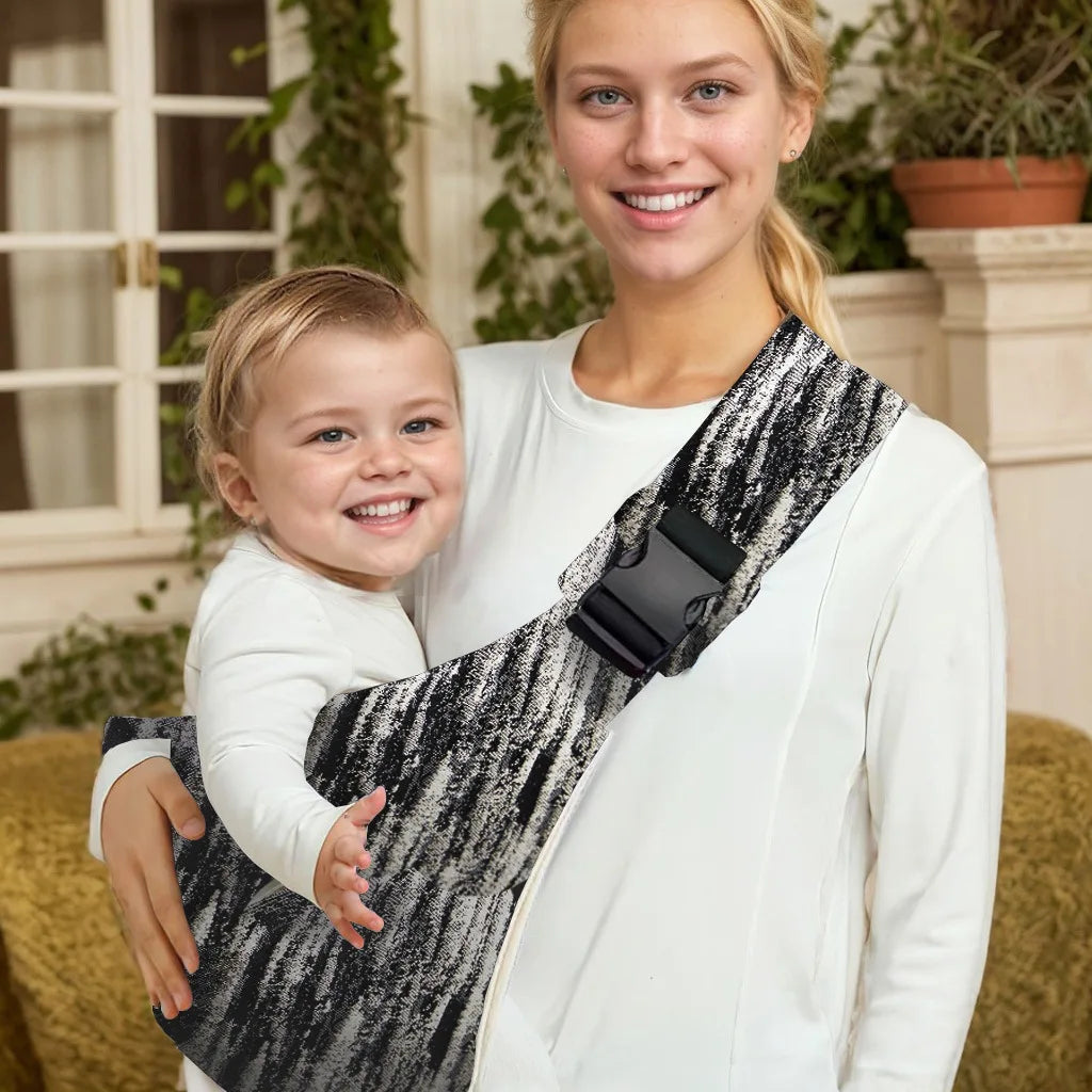 Portable Baby Carrier Sling – Adjustable Cotton Wrap for Infants & Toddlers (Up to 20kg)